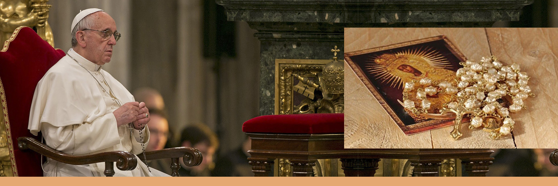 El Papa pide rezar el Rosario en el mes de octubre “contra el mal que divide”