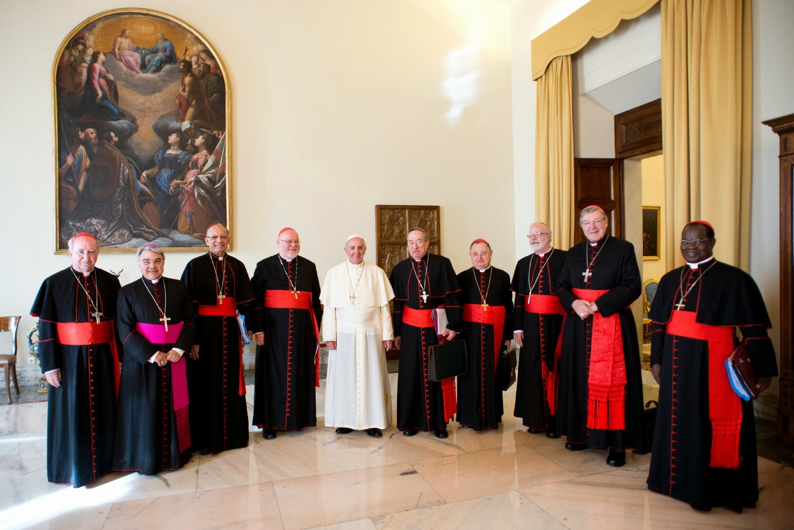 Finaliza una nueva reunión del Papa y el Consejo de Cardenales