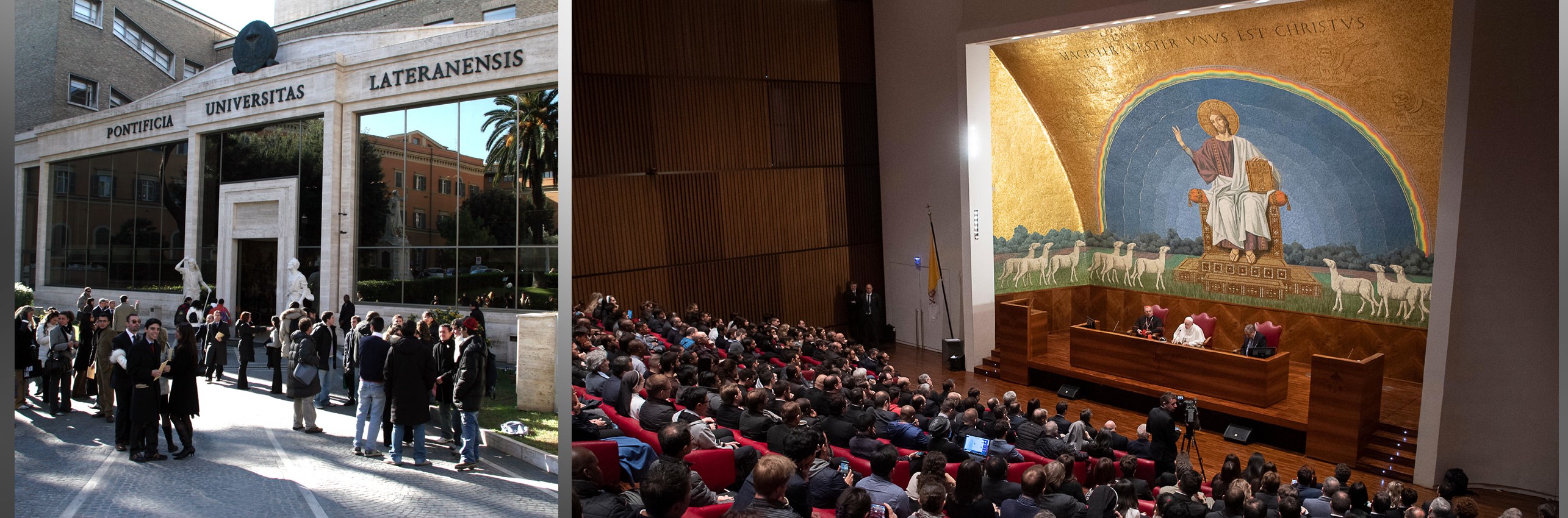 Que busquen siempre la verdad, pidió el Papa a los estudiantes de la Lateranense