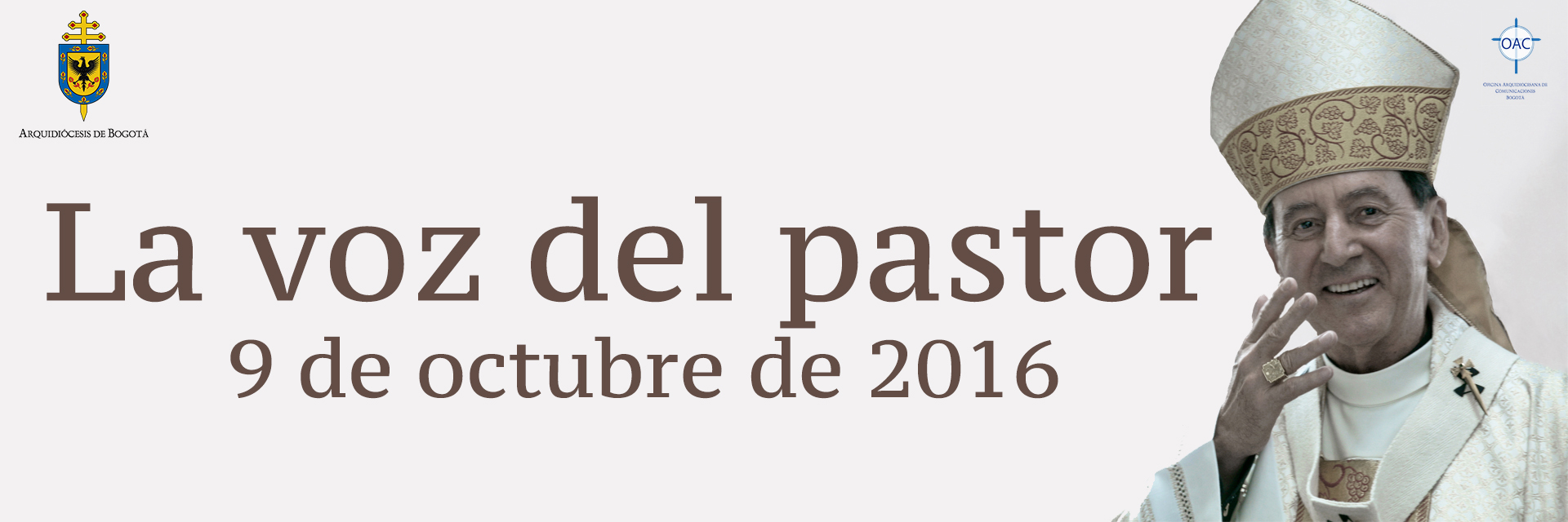 La voz del pastor 9 de octubre de 2016