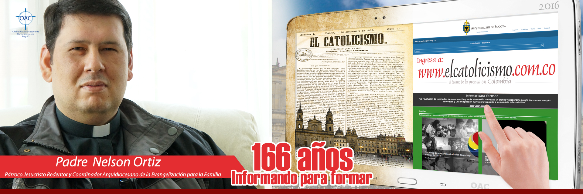 Invitación del padre Nelson Ortiz