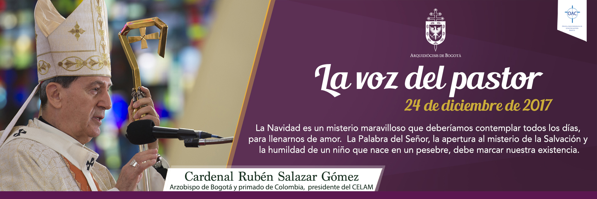 La voz del pastor 24 de diciembre de 2017