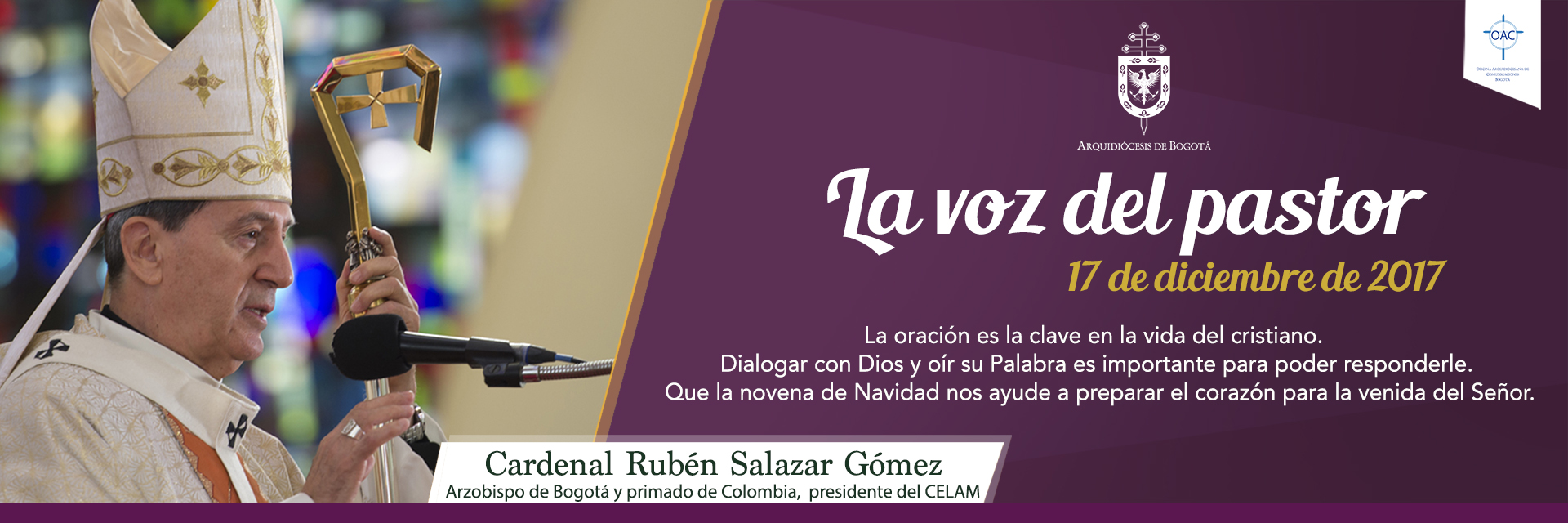 La voz del pastor 17 de diciembre de 2017