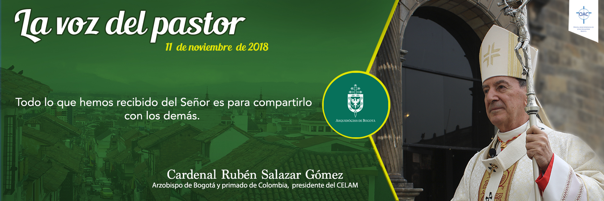 La voz del pastor 11 de noviembre de 2018