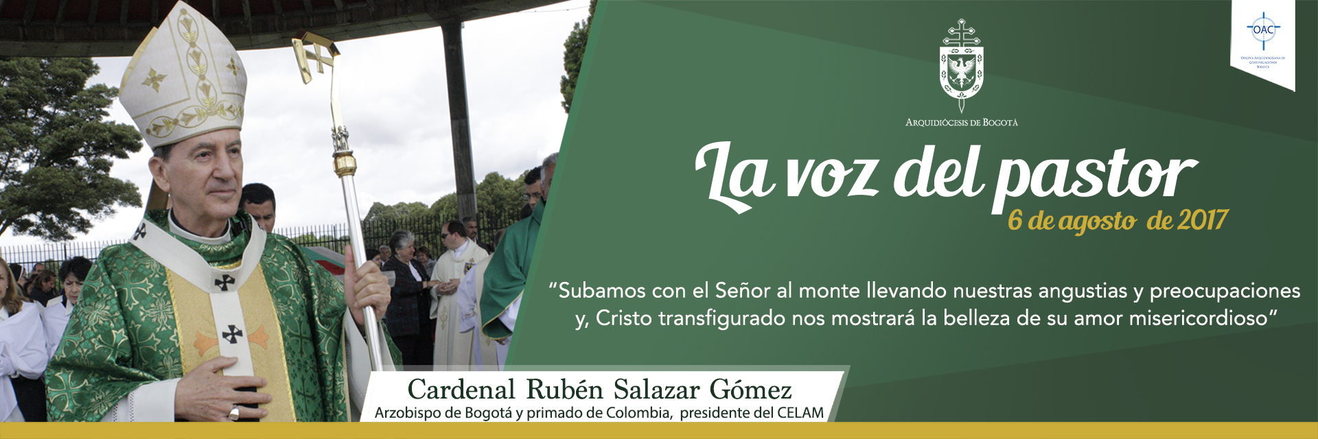 La voz del pastor 6 de agosto de 2017
