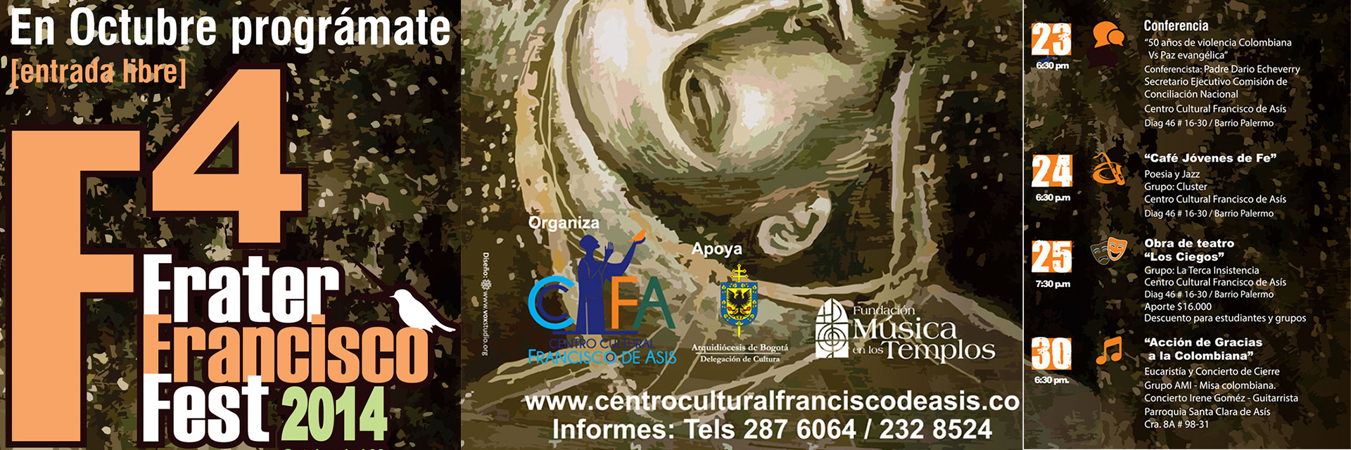 Frater Francisco Fest, luz paz y Alegría con el juglar de Dios