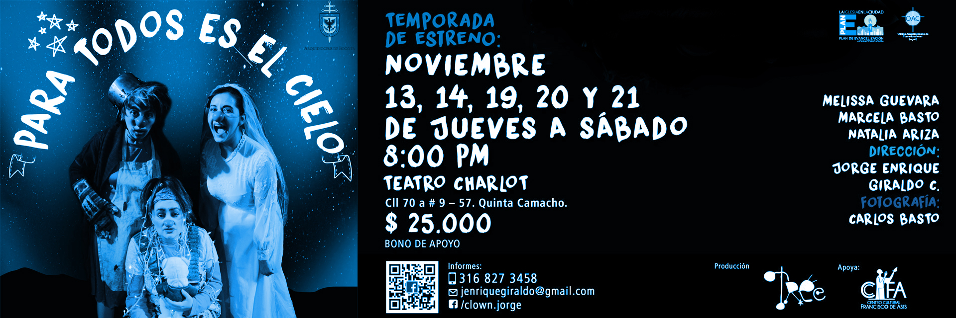 Estreno de la obra «Para todos es el cielo»