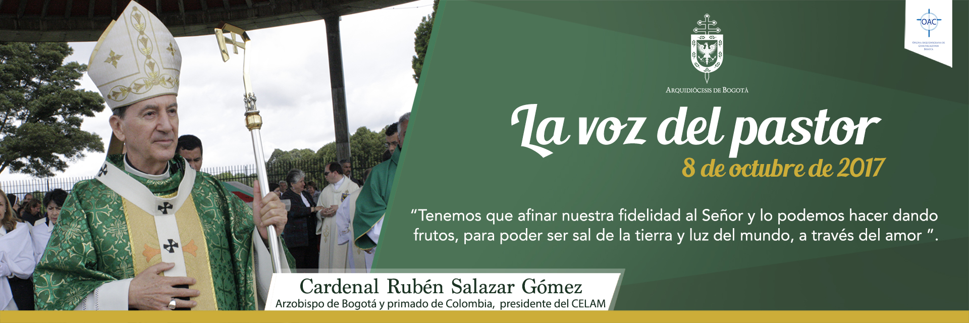 La voz del pastor 8 de octubre de 2017
