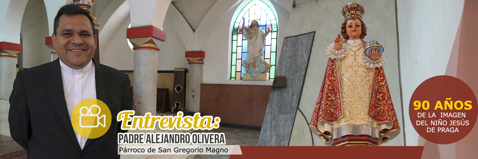 El “Niño Jesús de Praga”, titular de San Gregorio Magno