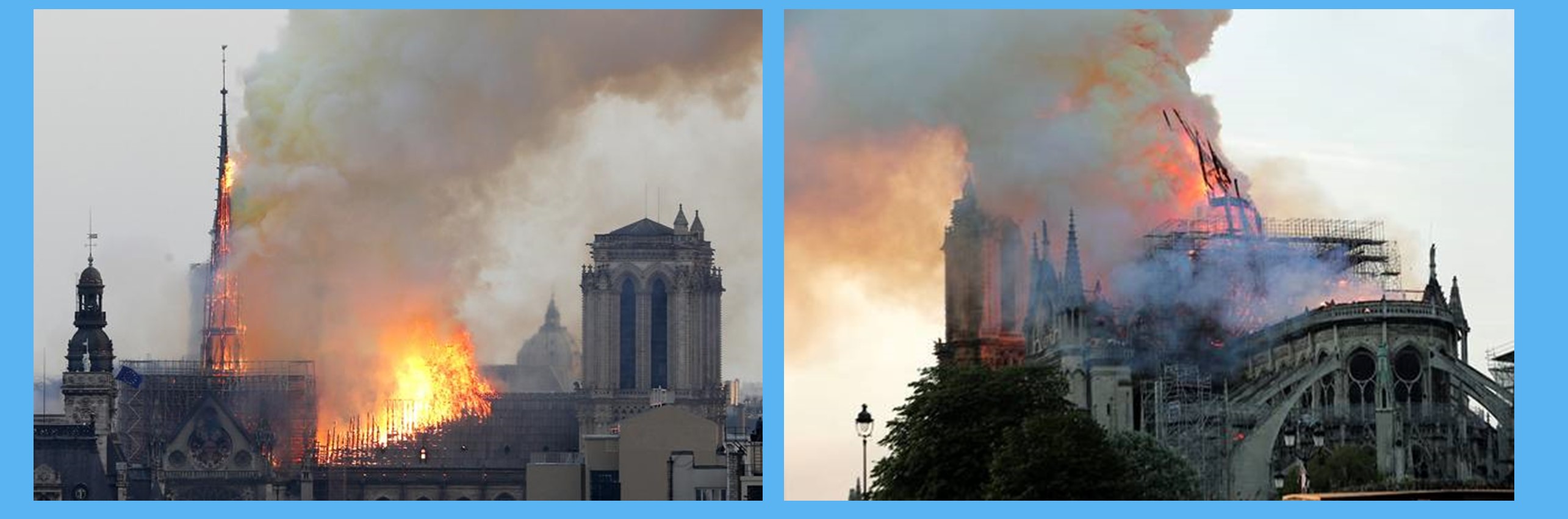 Notre Dame arde y se cae a pedazos