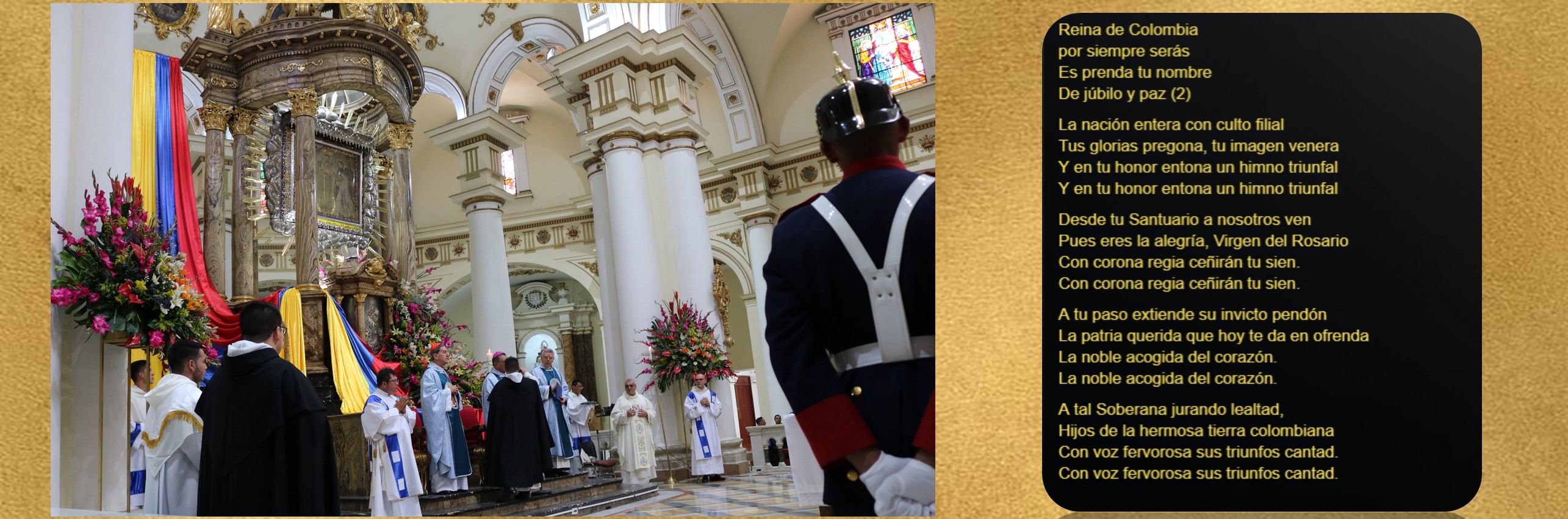 Historia de la advocación de la Reina de Colombia