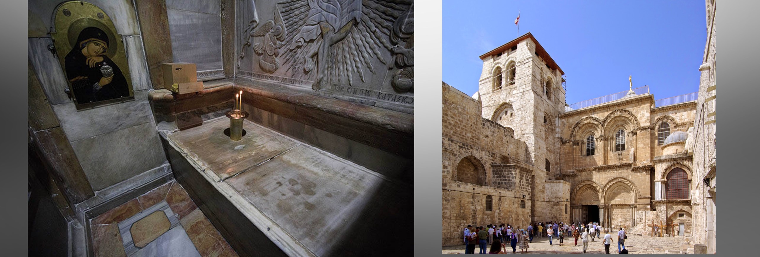 Se ha datado de la época de Constantino la que se cree la tumba de Jesús