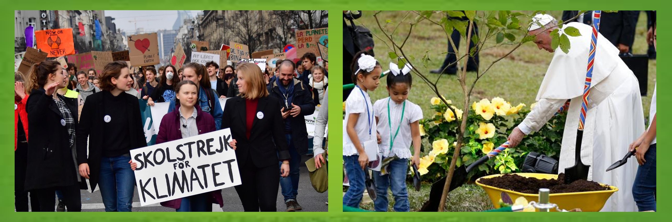 Greta, Francisco y la Casa Común