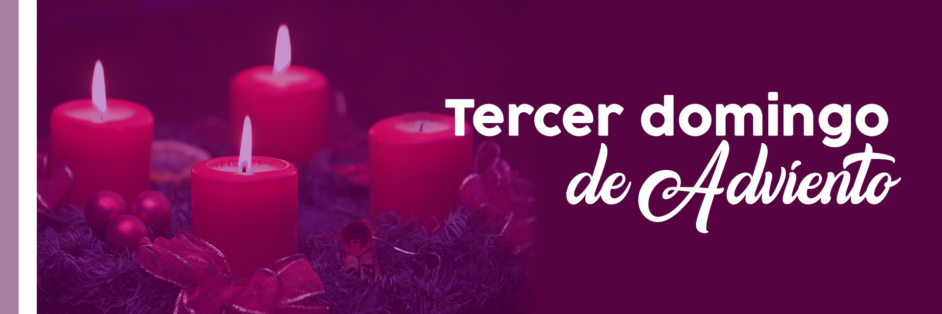 Corona de Adviento - tercer domingo