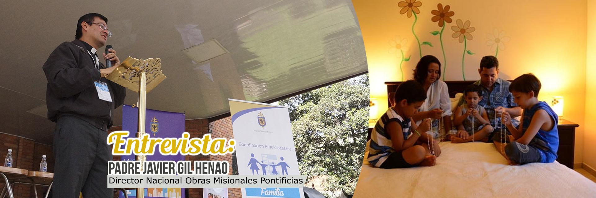 Familia que reza el Rosario, tiene lo necesario