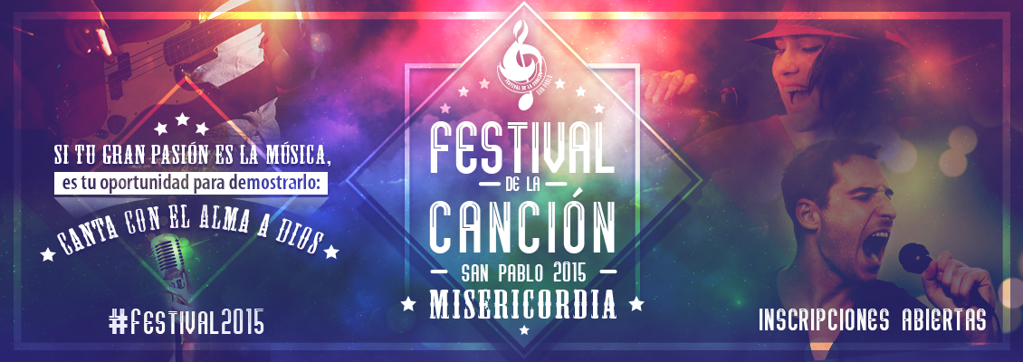 Inscripciones Festival de la Canción San Pablo