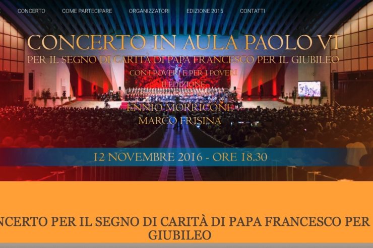 El concierto para la caridad en el Vaticano será dirigido por el maestro Morricone