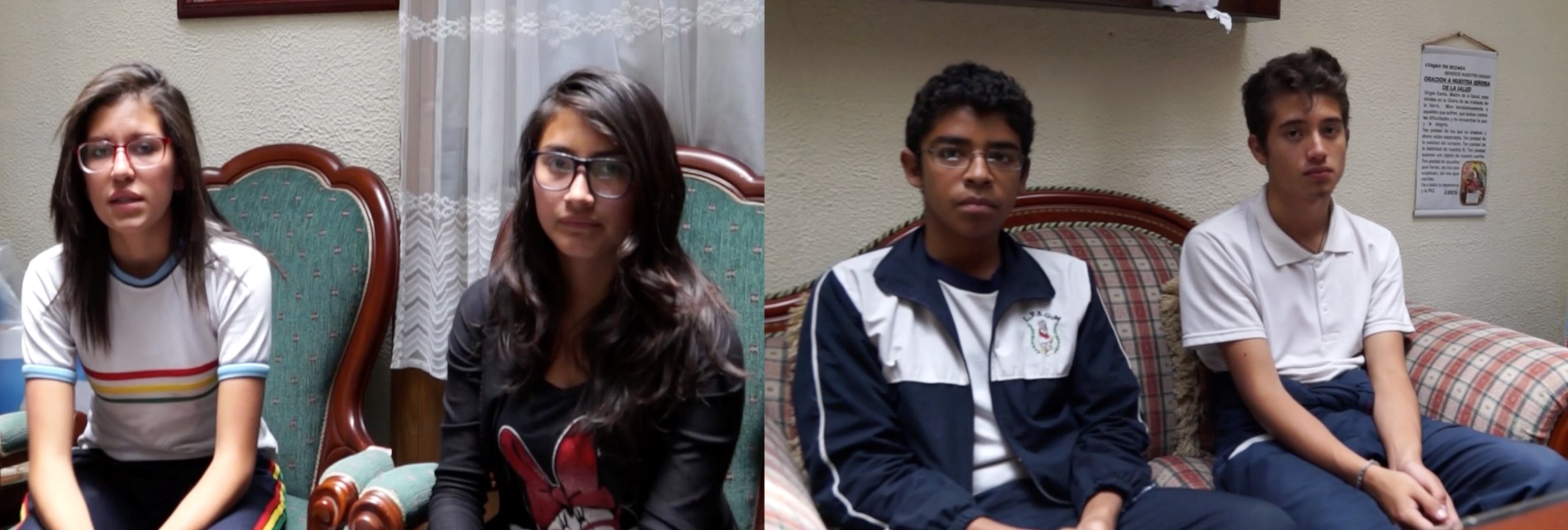 Los jóvenes estudiantes de los colegios del SEAB salen del aula para conocer la realidad social de su ciudad