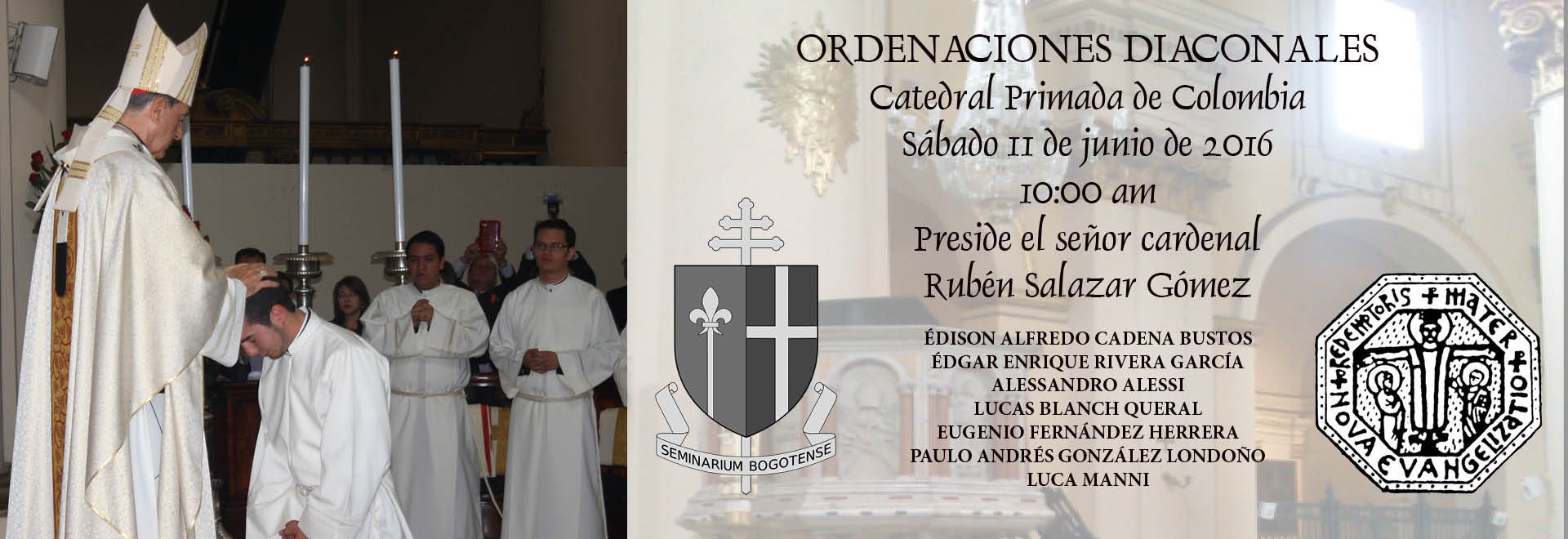 Ordenaciones diaconales en la Catedral Primada