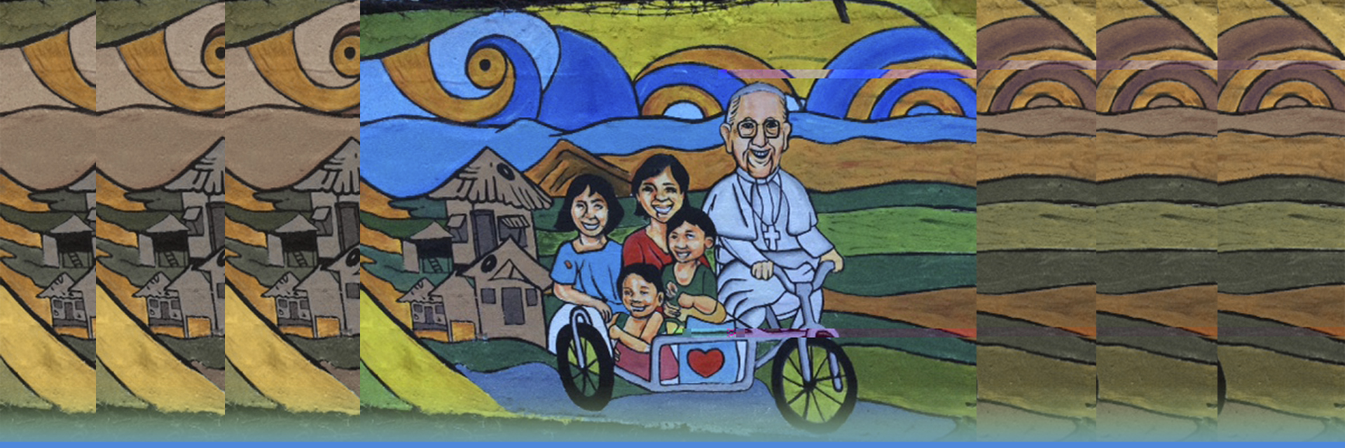 Un mural como homenaje al papa Francisco