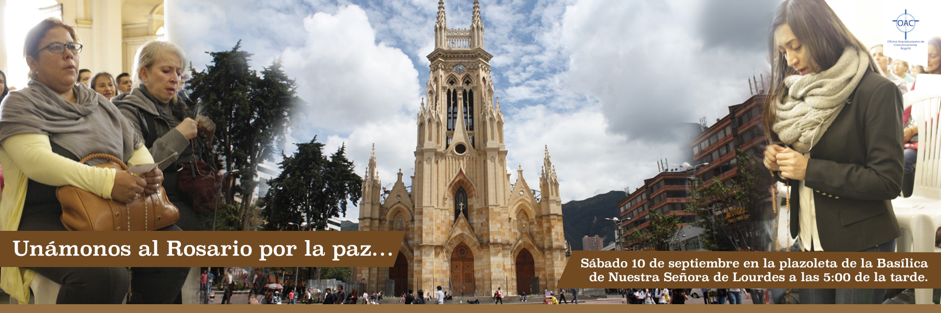Unámonos  al Rosario por la paz…