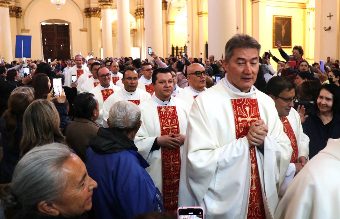 Multitudinaria peregrinación jubilar a la Catedral Primada de Bogotá.