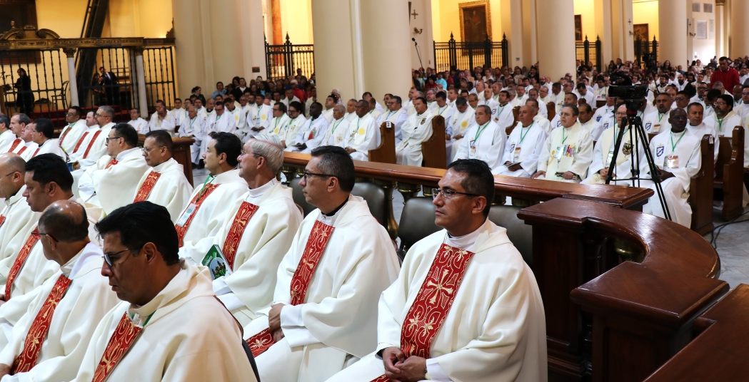 Bogotá acogió a más de 600 sacerdotes y obispos de la región central del país en la celebración de su jubileo.