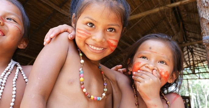 Niños indígenas