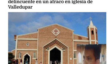 Herido sacerdote que desarmó a delincuente en un atraco en iglesia de Valledupar