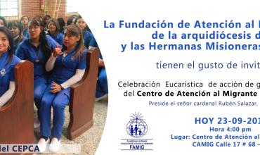 “Fui forastero y ustedes me recibieron en su casa"