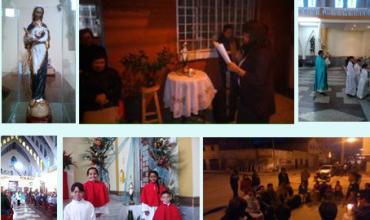 Virgen Peregrina de la Vida: En Puente Aranda
