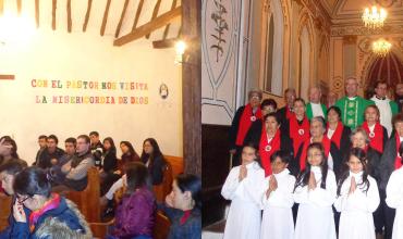 Visita pastoral de monseñor Daniel Delgado, vicario episcopal, a la parroquia Nuestra Señora de las Aguas