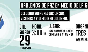 “Hablemos de paz en medio de la guerra”