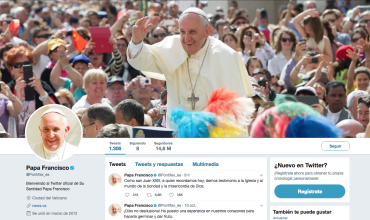 El Papa alcanza los 40 millones de seguidores en Twitter