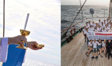 Velero con unos 200 jóvenes polacos navega rumbo a la JMJ Panamá 2019