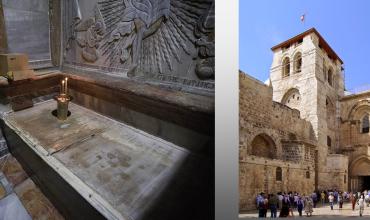 Se ha datado de la época de Constantino la que se cree la tumba de Jesús