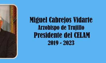 El arzobispo de Trujillo, Perú, Miguel Cabrejos Vidarte fue elegido presidente del CELAM