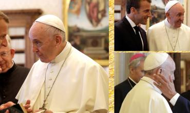 El Papa recibe a Macron y hablan de laicismo, inmigrantes y justicia social