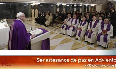 Papa Francisco: ¿Construyes tu vida sobre la roca de Dios o sobre la arena?
