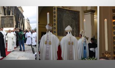 El cardenal Raymundo Damasceno Assis, enviado para la celebración de los 100 años de la coronación de la Virgen de Chiquinquirá