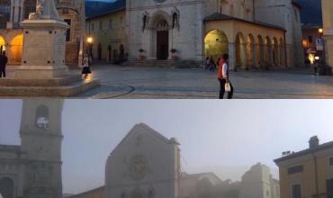 Terremoto destruye la Basílica de San Benito y la Catedral de Santa María Argentea