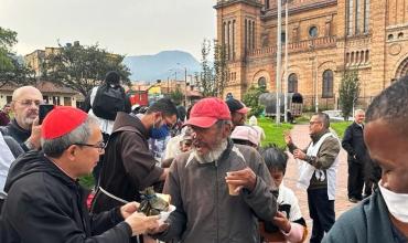 En el 2024, cerca de 60 mil personas en estado de vulnerabilidad fueron acompañadas pastoral y socialmente por la Arquidiócesis de Bogotá