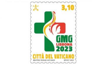 sello conmemorativo de la XXXVIII Jornada Mundial de la Juventud Lisboa 2023