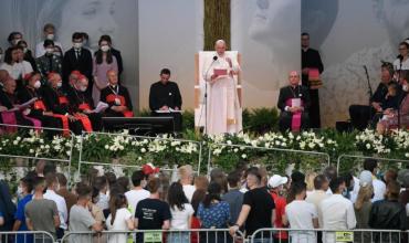 Papa con los jóvenes eslovacos