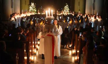 Bogotanos se unieron a tradicional conmemoración sueca de Santa Lucía
